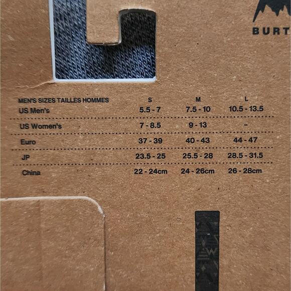 NWT Burton Men's Performance Midweight Merino Wool Socks-L (10.5-13.5) - Picture 4 of 6